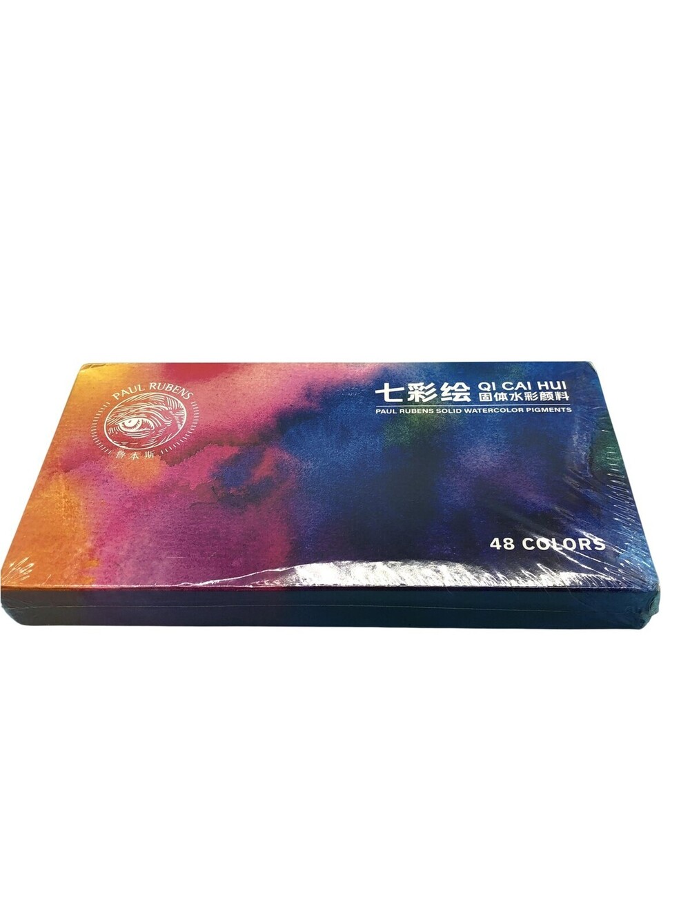 Paul Rubens Qi Cai Hui Solid Watercolor Paint Set 48 Colors Multicolor Palette